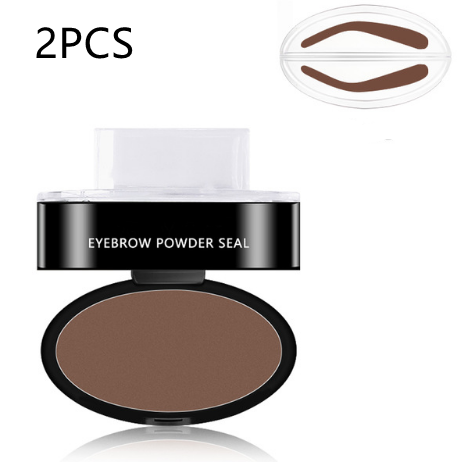 Eyebrow Powder Stamp Tint Stencil Kit Cosmetics Professional