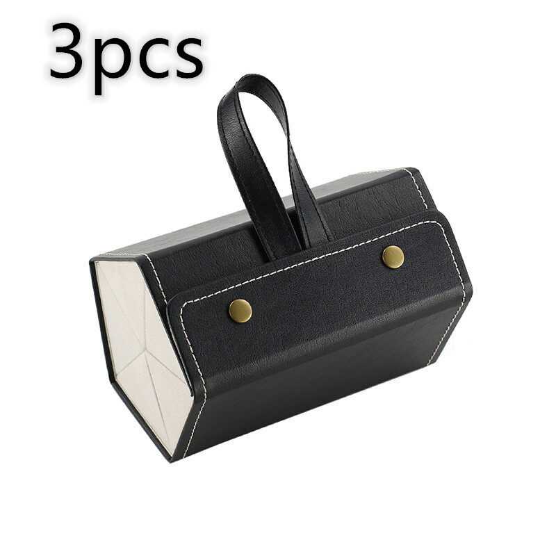 5 Slots Foldable Multiple PU Leather Sunglasses Eyeglasses