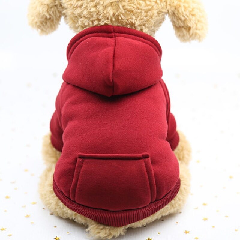 Dog teacup costume 1 cat puppies red winter