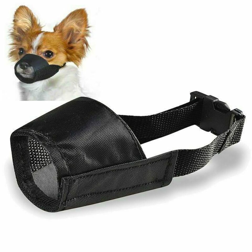 Dog Muzzle - Adjustable Soft Breathable Tribal Nylon