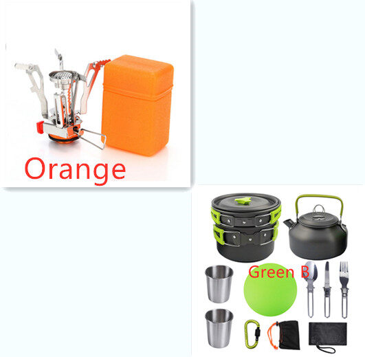 Outdoor Camping Cookware Travel Tableware Cutlery Utensils Hiking