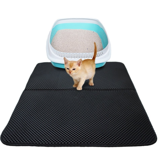 Waterproof Pet Cat Litter Mat EVA Double Layer