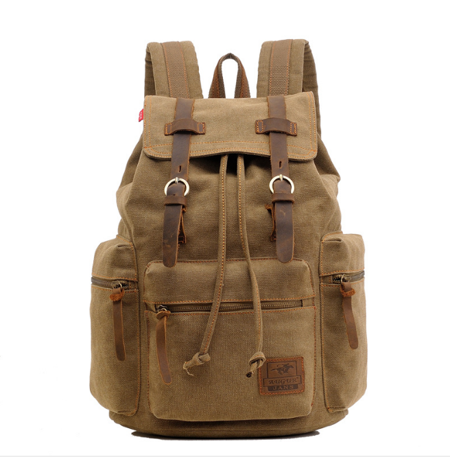men's backpack vintage canvas