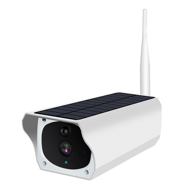 Solar surveillance camera low power