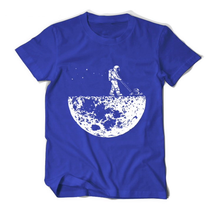 develop the moon T-shirts men creative design summer