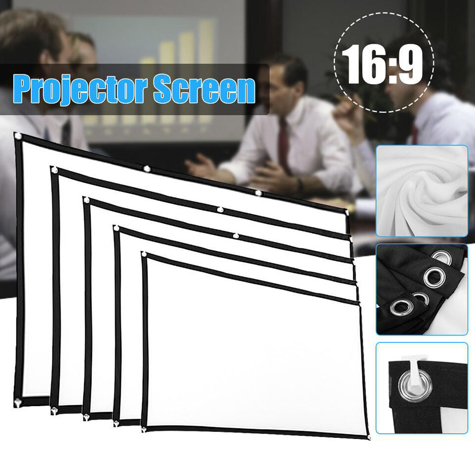 Foldable Movie Projector Screen 16 To 9 Projection