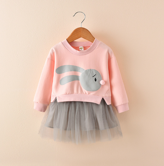 New spring infant skirt 1 long sleeved dress