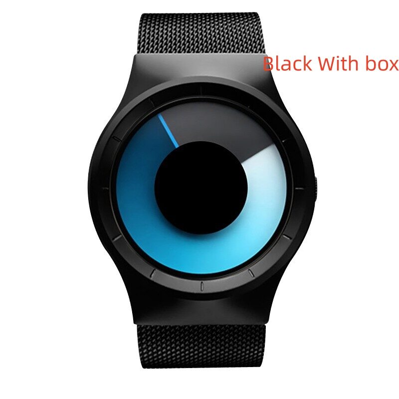 Casual Stainless steel Mesh Band Unisex Watch