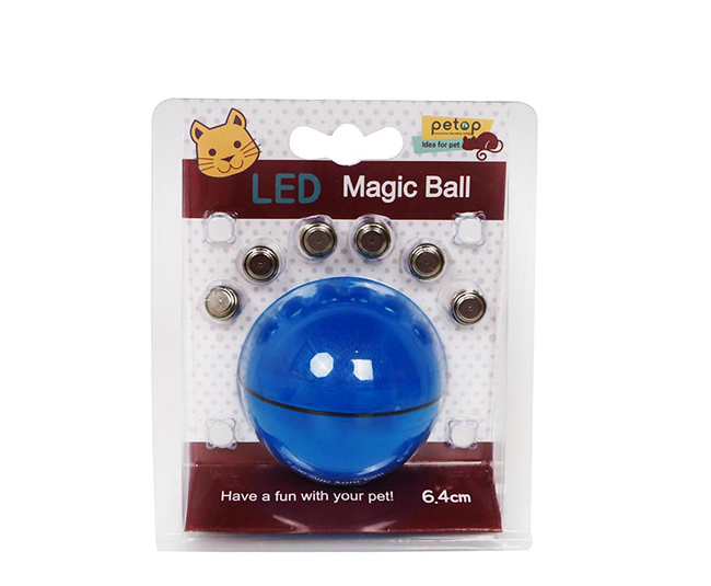LED Laser Electronic Rolling Pet Funny Cat Toy