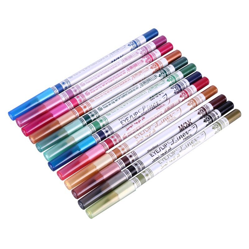 Cosmetics 12 Colors Glitter Lip liner Eye Shadow
