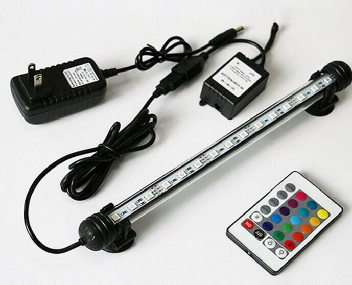 Aquarium Waterproof Lighting Rainbow Color Changing Small Colored