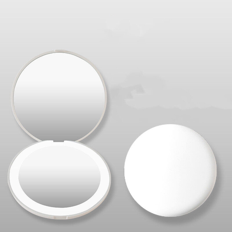Mini makeup mirror with led light 2X Magnifying