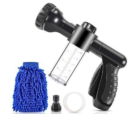 Foam Kettle Water Gun Garden Telescopic Hose High