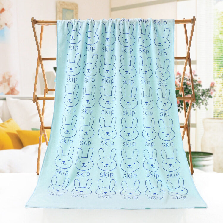 Bath towel beach cartoon print