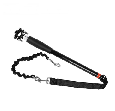 Bicycle Walking Dog Leash Chain Loading and Unloading
