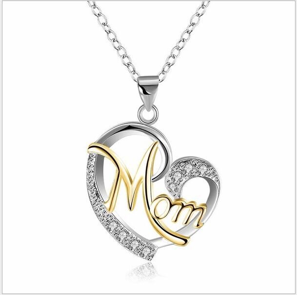 European And American Women's Necklaces Mom Color Separation