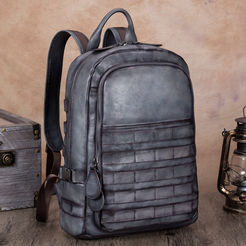 Men's backpack leather