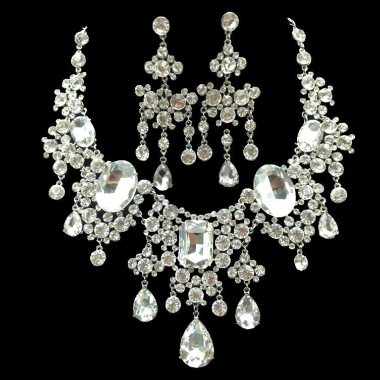 European And American Rhinestone Big Crystal Bridal Sleeve