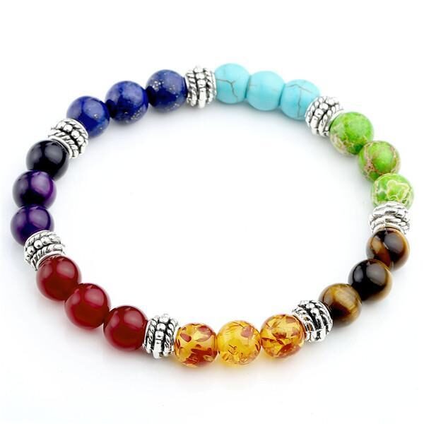 Agate molten rock 8mm energy volcanic stone chakra