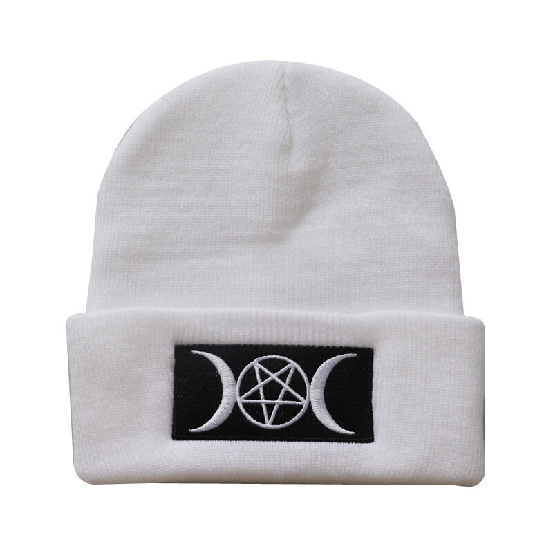 European and American Star Trend GOTH Beanie Embroidery