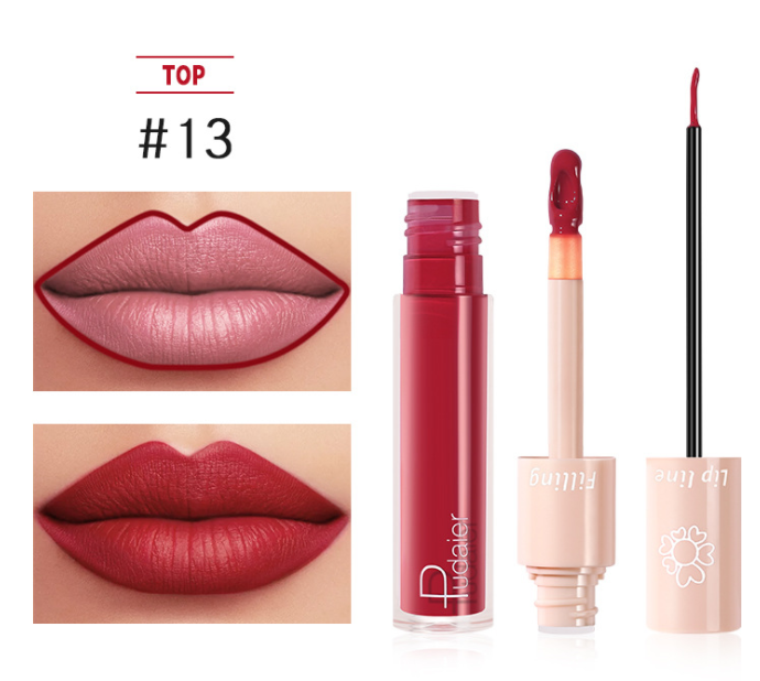 Pudaier Dual Lipstick Lip Gloss Liquid