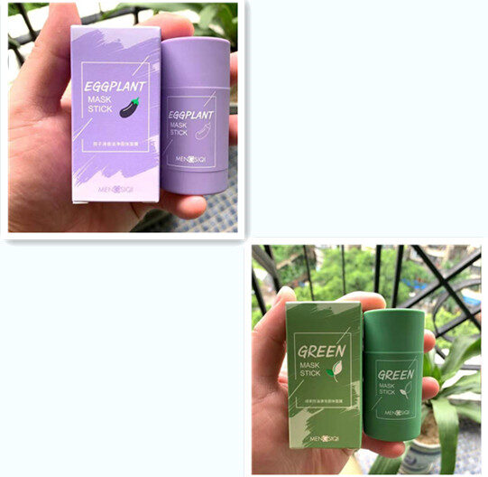 Face Blackhead Cream Eggplant Green Tea Cooling Deep
