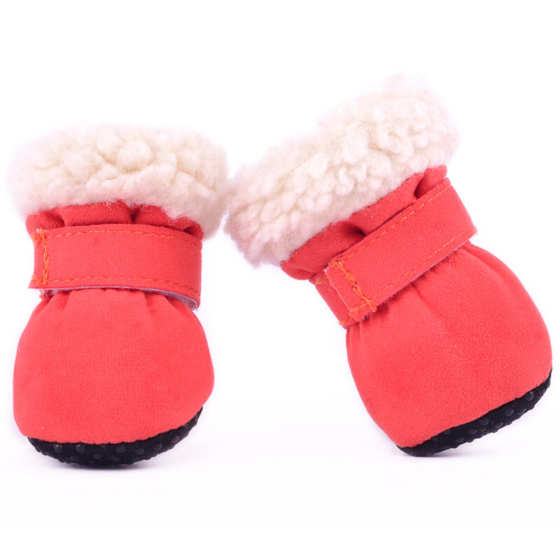 Waterproof Winter Dog Boots Socks Pet Shoes Anti-slip