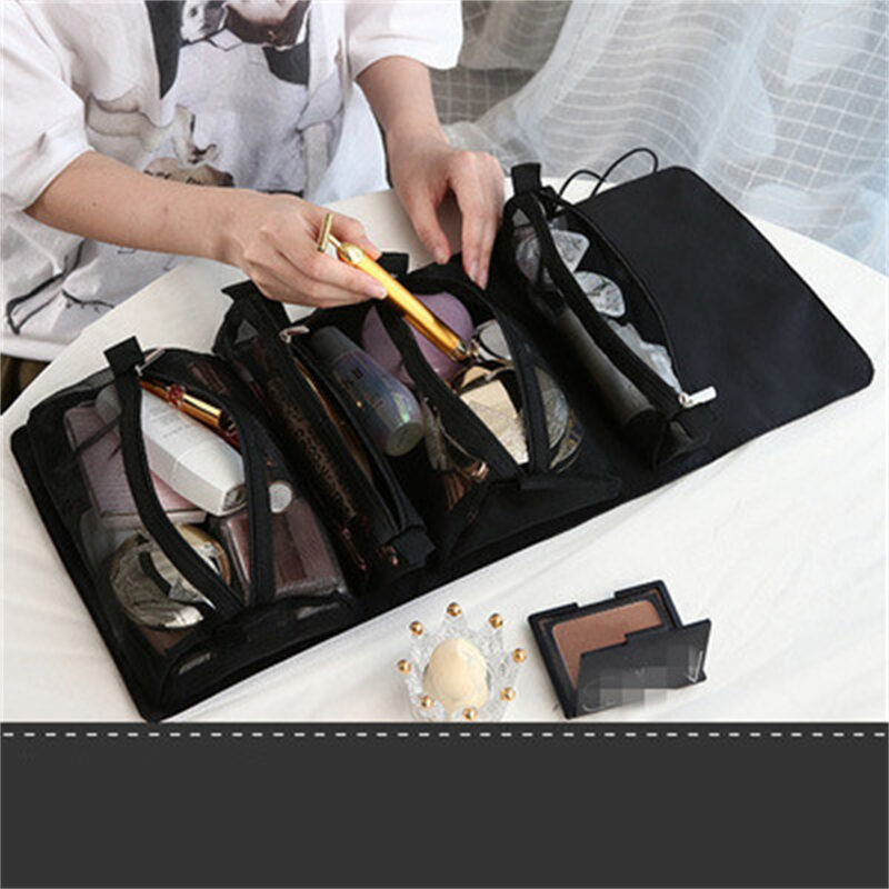 4PCS In 1 Cosmetic Bag For Women Zipper