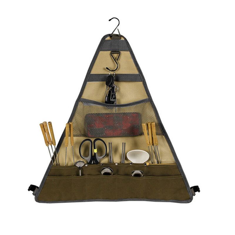 Outdoor Camping Tableware Spatula Spoon Hanging Cookware Foldable