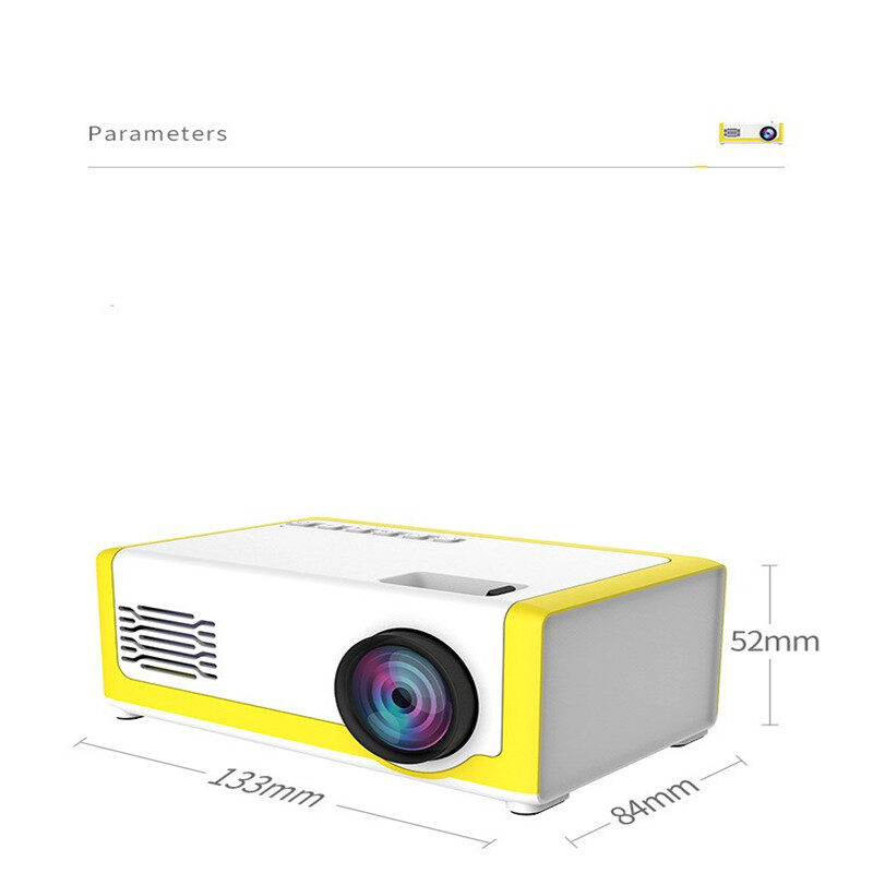 Mini Projector Support 1080P YG300 Portable LED Home