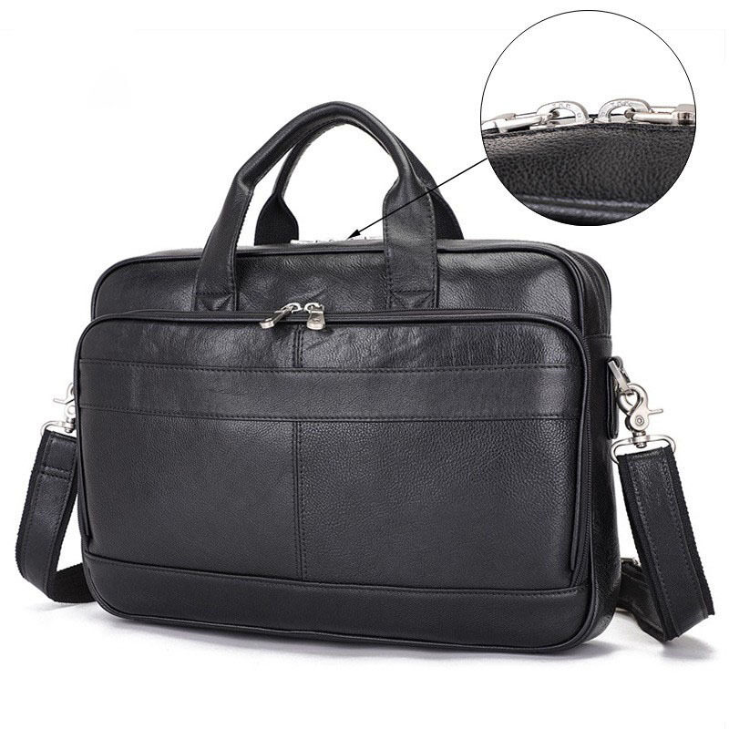 Men's Crazy Horse Leather Business Bag