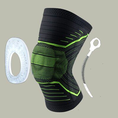 Knee Patella Protector Brace Silicone Spring Pad