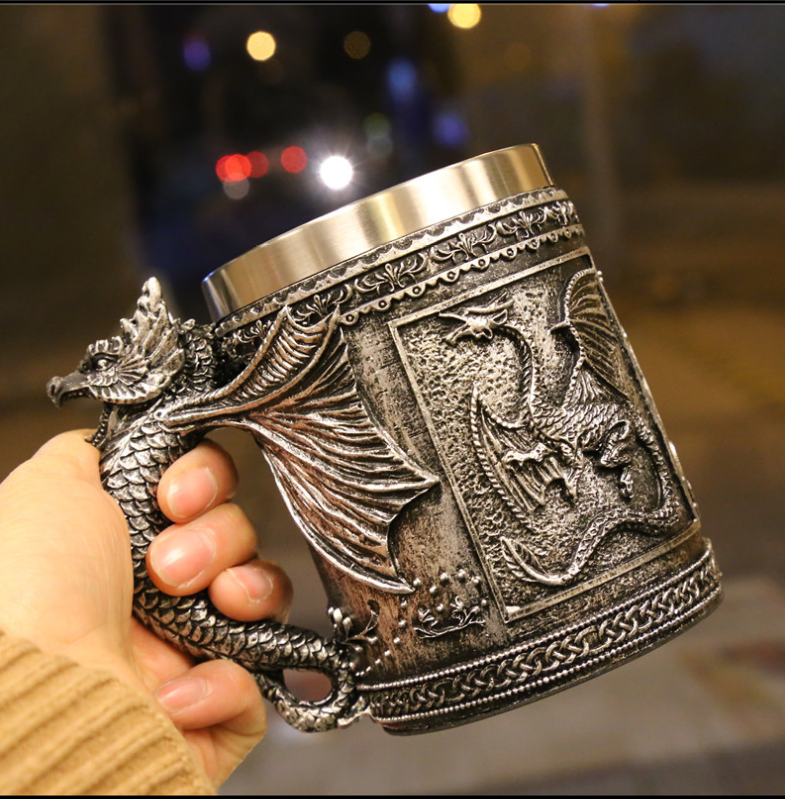 European Christmas handles with cups