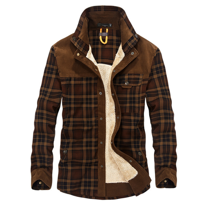 Winter Jacket Men Thicken Warm Fleece Jackets Coats