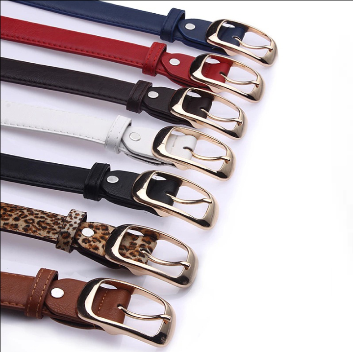 Korean women's casual versatile belts Japanese buckle waistband