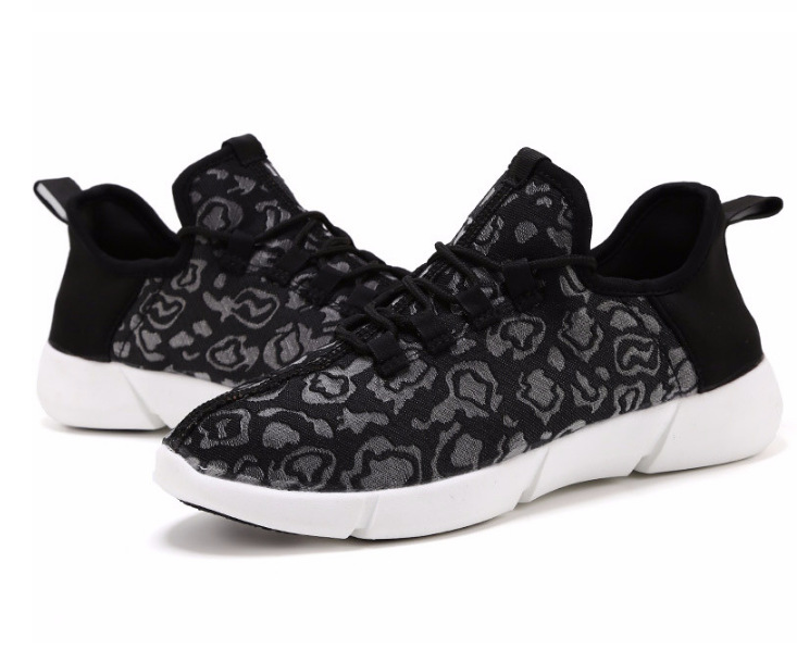 Fiber Optic LED Shoes USB Recharge Glowing Sneakers