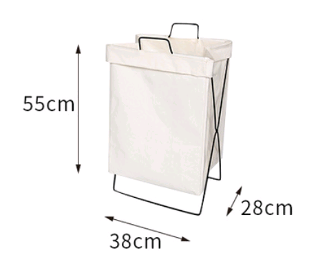 Foldable fabric hamper household laundry basket large storage
