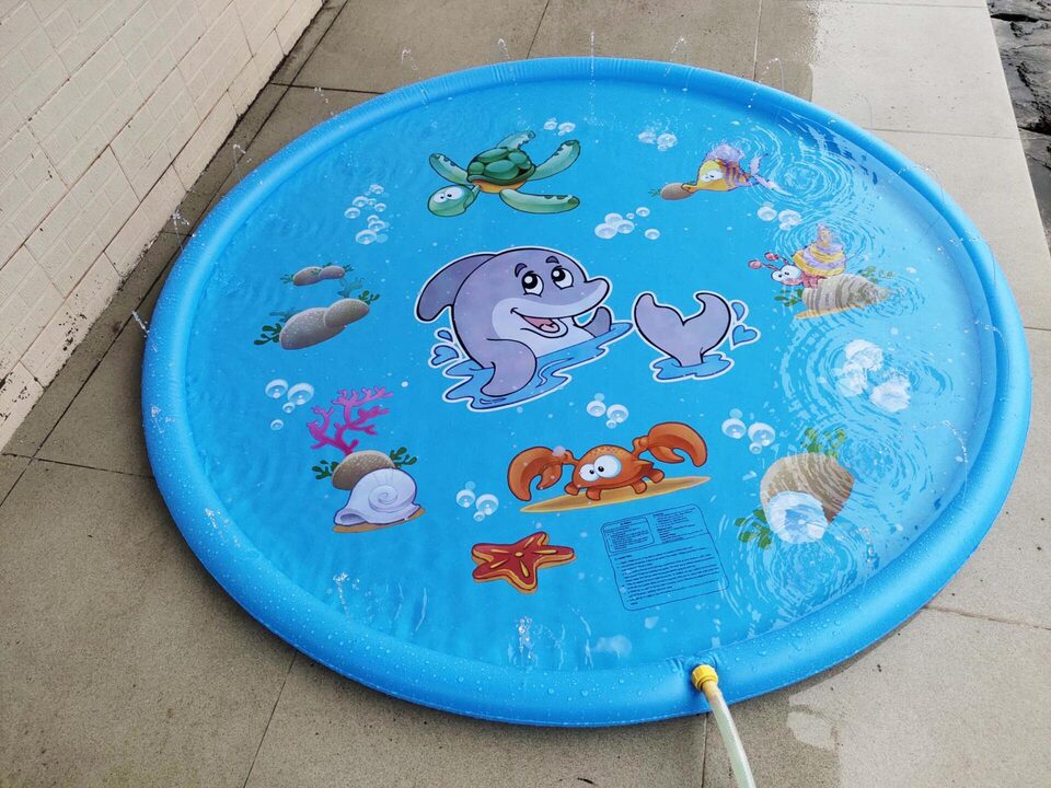 Durable Children's Water Spray Pool Mat Splash Sprinkle