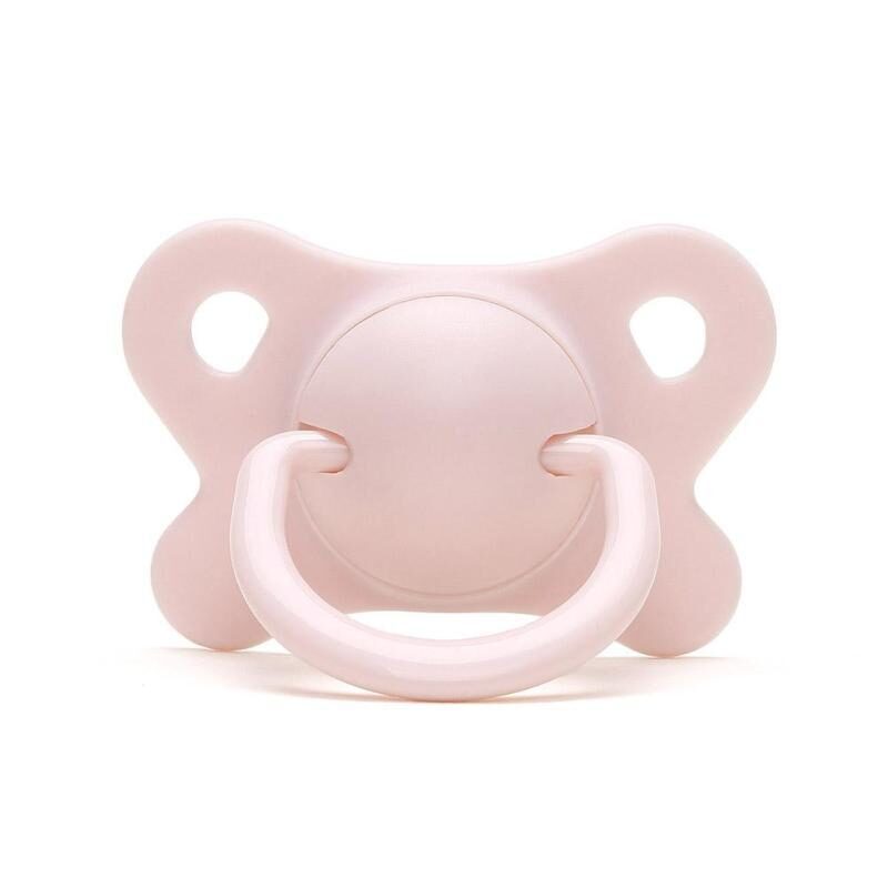 Pacifier Sleeping Baby Newborn Silicone Super Soft Flat