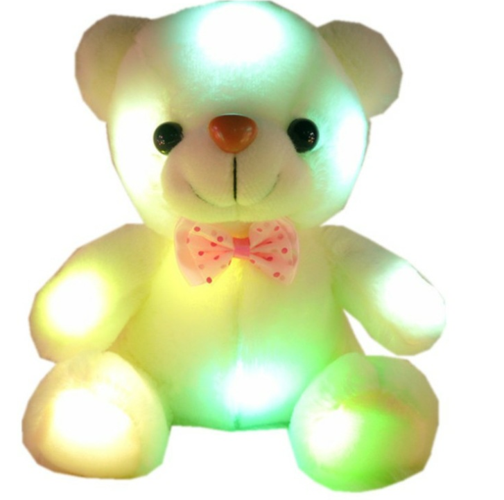 Plush Toy Bear Colorful Glowing Teddy