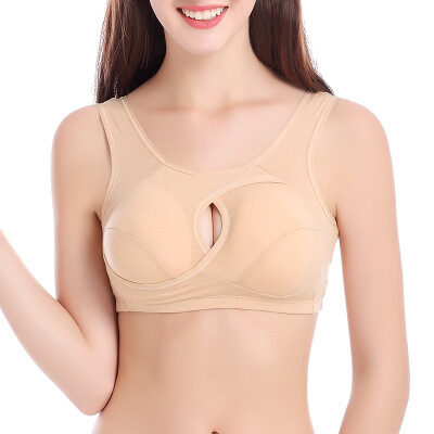 Plus Size Women Bra Ladies Cotton Quake-Proof Underwear