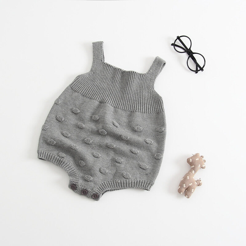 Knitted Romper Baby Sweater