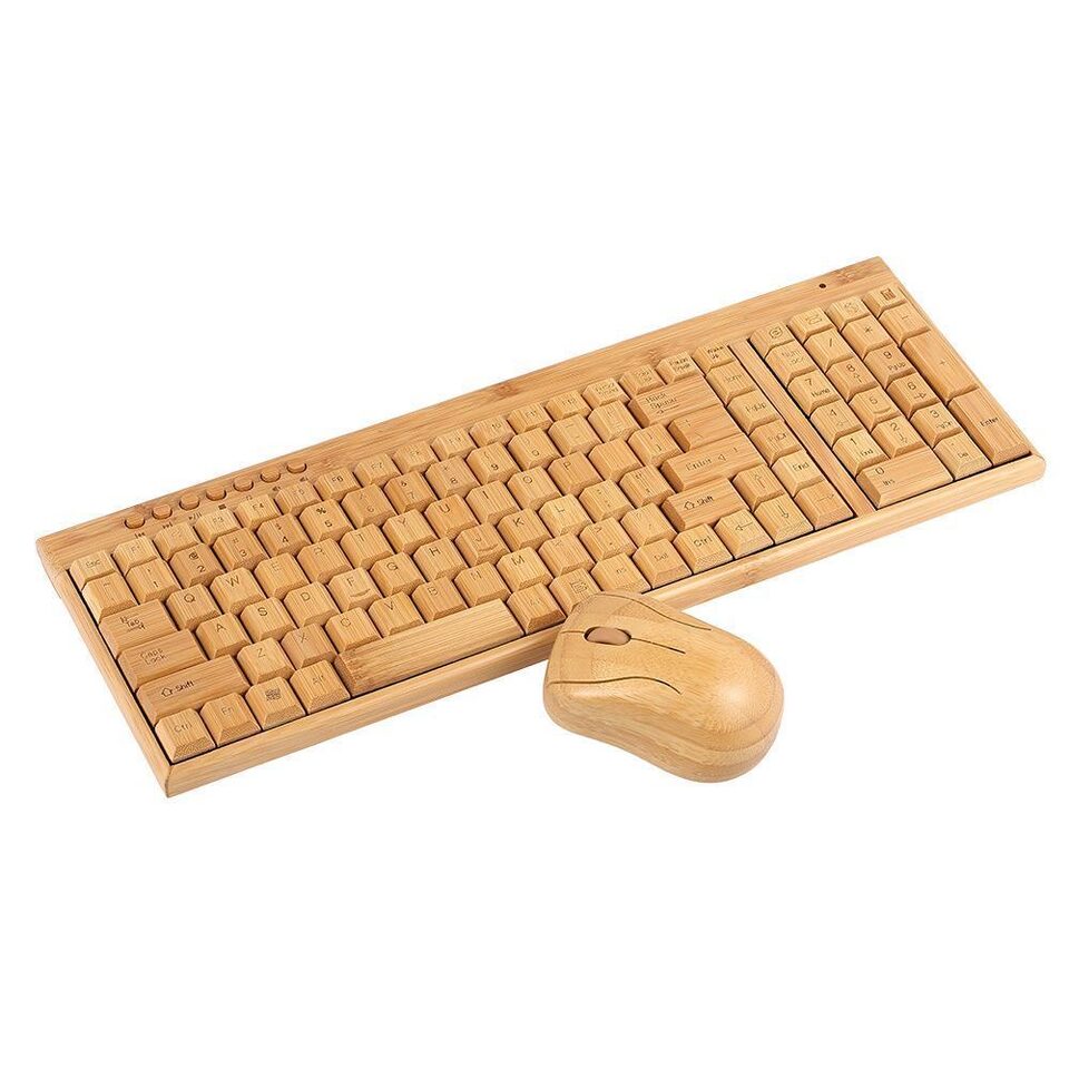 Bamboo Keyboard And Mouse