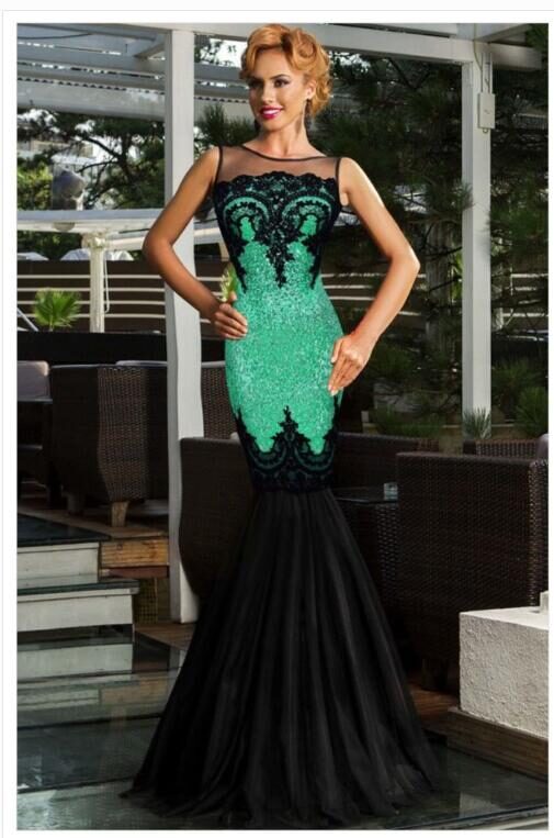 Europe and America long skirt sexy sleeveless sequin