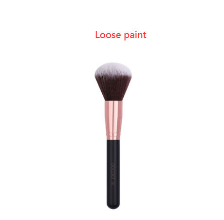Foundation brush loose powder