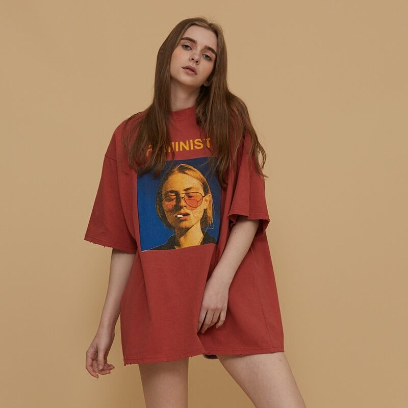 Summer Short Sleeves Loose Small T-shirt Women's Lower