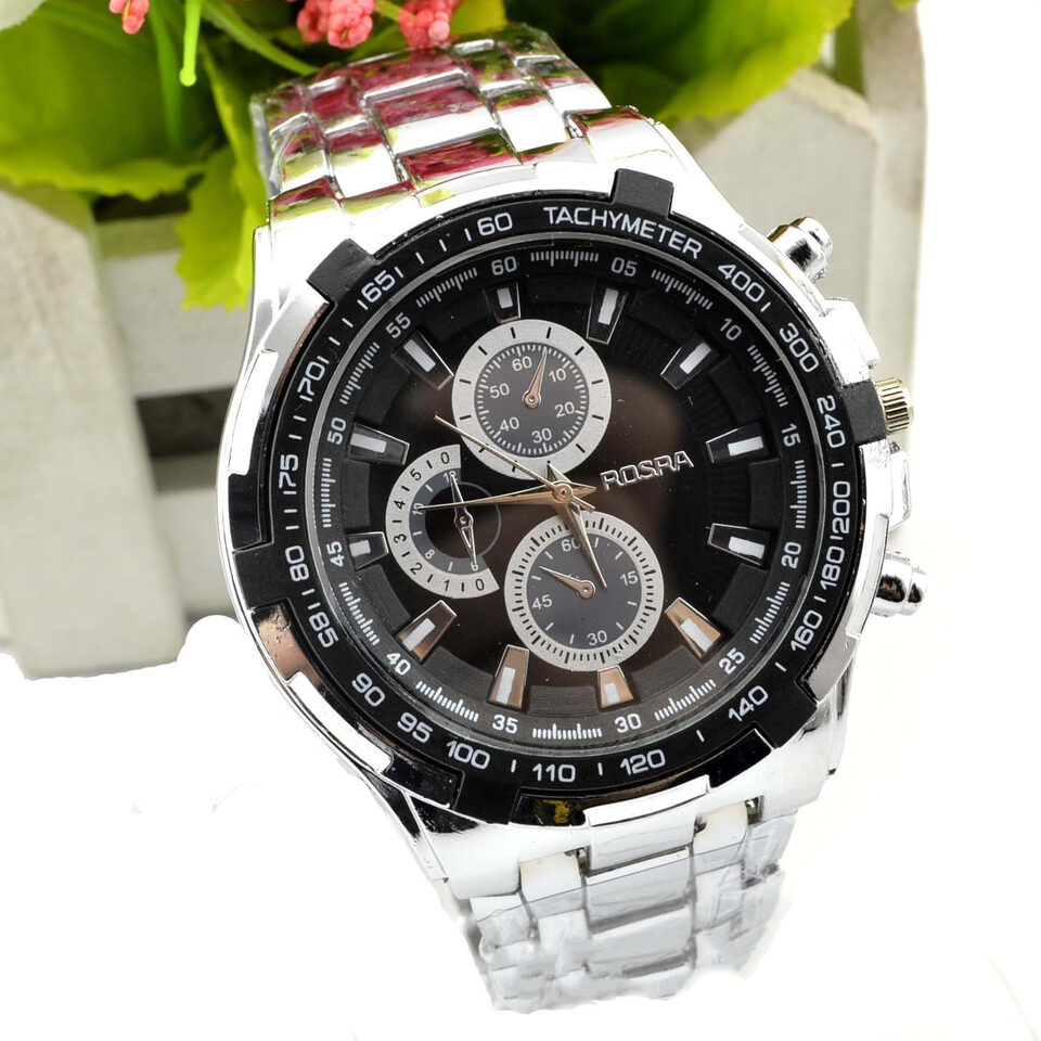 Original Men's Watches Stainless Steel Luminous Calendar Display
