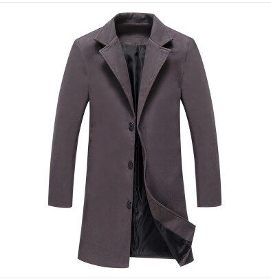 Autumn And Winter New Mens Solid Color Casual