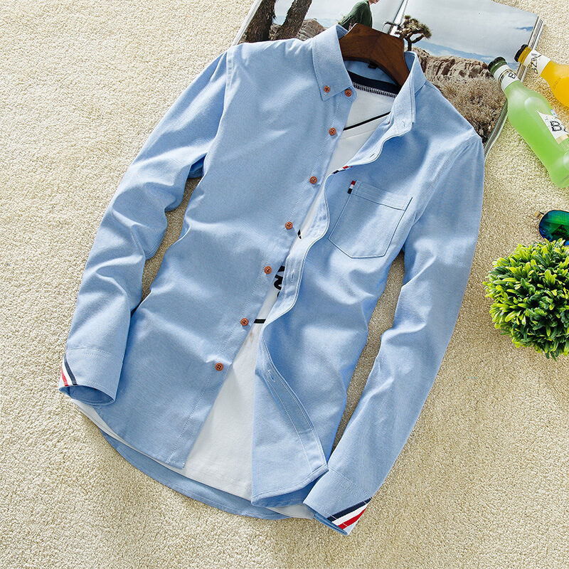 The men's shirt slim casual summer all-match Youth
