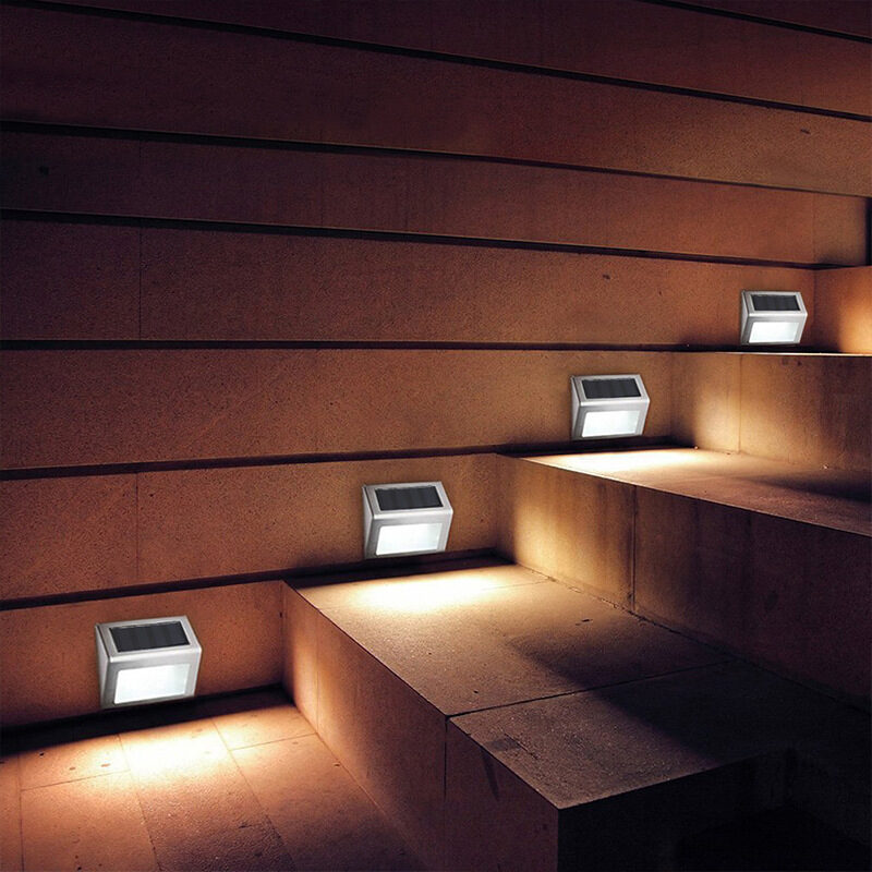 Solar stair lamp garden courtyard corner 6LED small